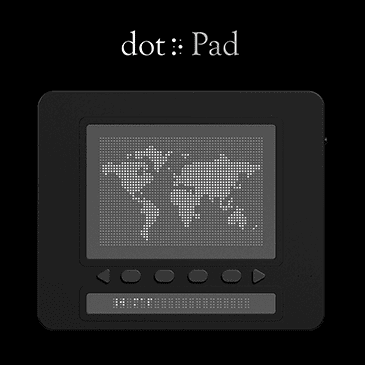 Dot Pad. The first smart tactile graphics display