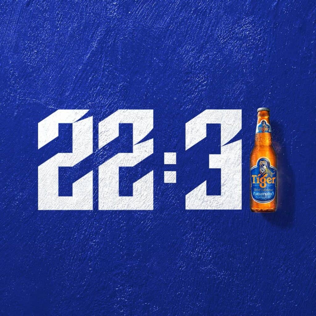 Tiger Beer - 22 31