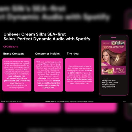 Unilever Cream Silk Dynamic Audio Campaign